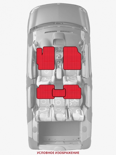 ЭВА коврики «Queen Lux» стандарт для Citroen H Van