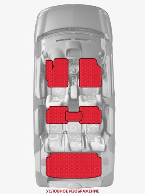 ЭВА коврики «Queen Lux» комплект для Citroen H Van