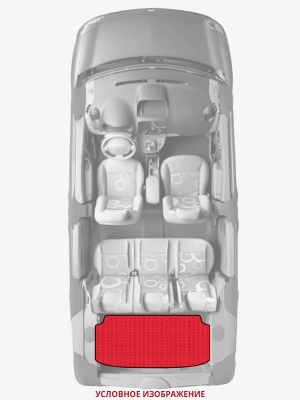 ЭВА коврики «Queen Lux» багажник для Chrysler Grand Voyager I